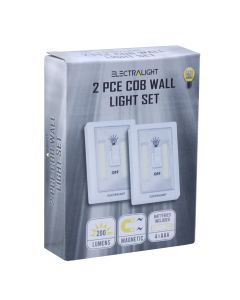 Electralight 2 PCE COB Wall Light Set (200 Lumens)