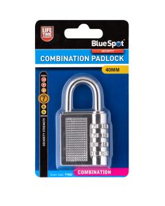 Blue Spot Tools 40mm Combination Padlock