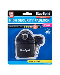 Blue Spot Tools 65mm High Security Padlock