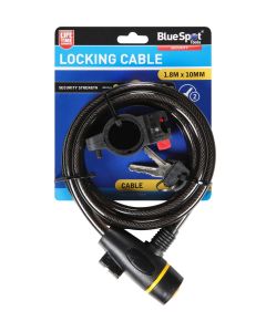 Blue Spot Tools 10mm X 1.8m Locking Cable