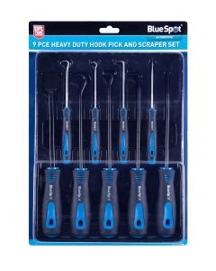 Blue Spot Tools 9 PCE Heavy Duty Hook Pick and Scraper Set