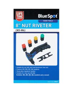 Blue Spot Tools 8" Nut Riveter (M3-M6) 