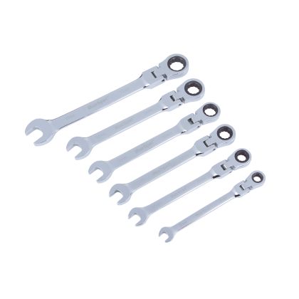 Blue Spot Tools 6 PCE Flexible Metric Ratchet Spanner Set 8 17mm Blue Spot Tools