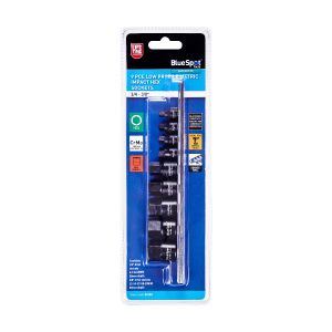 Blue Spot Tools 9 PCE 1/4-3/8" Low Profile Metric Impact Hex Sockets (6-19mm)