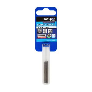 Blue Spot Tools 10 PCE Cobalt Drills (1mm)