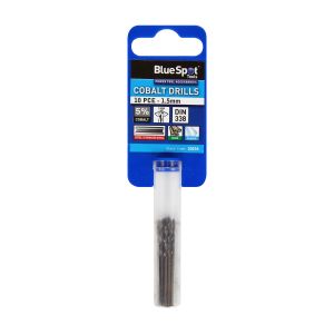 Blue Spot Tools 10 PCE Cobalt Drills (1.5mm)