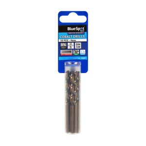 Blue Spot Tools 10 PCE Cobalt Drills (4mm)