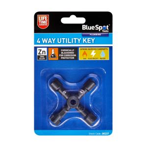 BLUE SPOT TOOLS 4 WAY UTILITY KEY