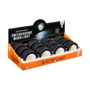 Electralight 3 Watt COB Round Work Light