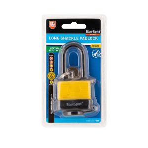Blue Spot Tools 40mm Long Shackle Weather Resistant Padlock