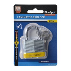 Blue Spot Tools 40mm Laminated Padlock