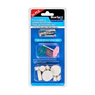 Blue Spot Tools 24 PCE Polishing & Grinding Rotary Tool Accessory Set