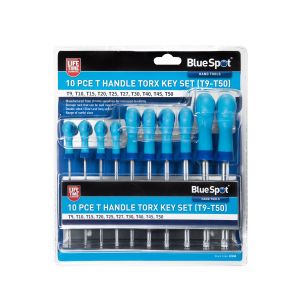 Blue Spot Tools 10 PCE T Handle Torx Key Set (T9-T50)