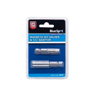 Blue Spot Tools Magnetic Bit Holder & 1/4" Adaptor
