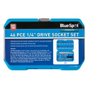 Blue Spot Tools 46 PCE 1/4" Metric Socket Set (4-14mm)