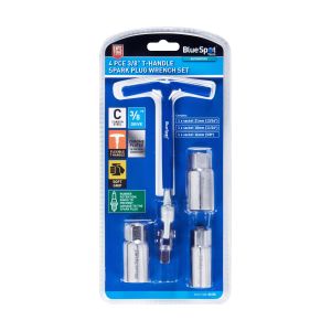 Blue Spot Tools  4Pce 3/8" T-Handle Spark Plug Wrench Set