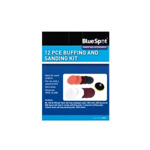Blue Spot Tools 12 PCE Buffing and Sanding Kit