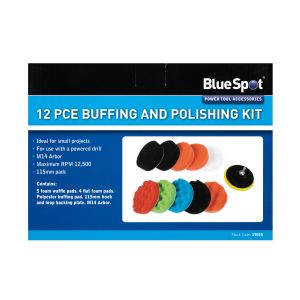 Blue Spot Tools 12 PCE Buffing and Polishing Kit