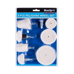 Blue Spot Tools 8 PCE Polishing Wheel Set