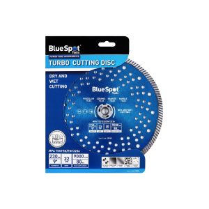 Blue Spot Tools 230mm (9") Turbo Cutting Disc