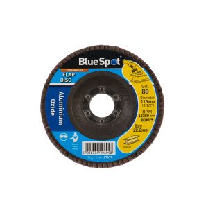 Blue Spot Tools 115mm (4.5") 80 Grit Aluminium Oxide Flap Disc