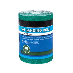 Blue Spot Tools 5mtr 115mm Sanding Roll 40 Grit