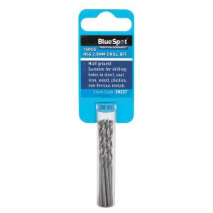 Blue Spot Tools 10 PCE 2.5mm HSS Drill Set