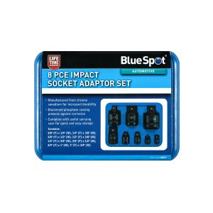 Blue Spot Tools 8 PCE Impact Socket Adaptor Set (1/4"-1")