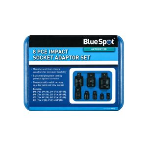 Blue Spot Tools 8 PCE Impact Socket Adaptor Set (1/4"-1")