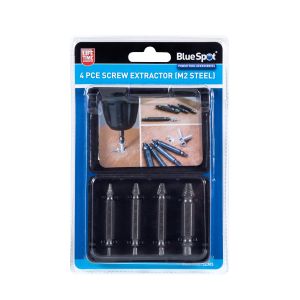 Blue Spot Tools 4 PCE Screw Extractor (M2 Steel)