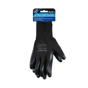 Blue Spot Tools Nitrile Grip Gloves (Medium)