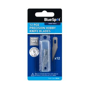 Blue Spot Tools 12 PCE Precision Hobby Knife Blades