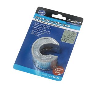 Blue Spot Tools 22mm Pipe And Tube Cutter With Extra Blade