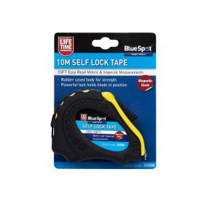 Blue Spot Tools 10m (33ft) Soft Grip Self-Lock Tape Measure