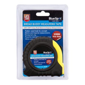 Blue Spot Tools 10m (33ft) Extra-Wide Blade Tape Measure