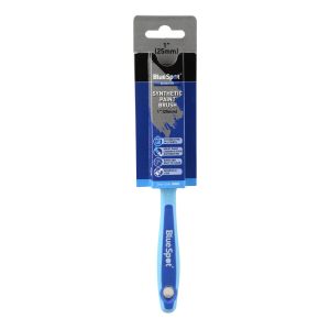 Blue Spot Tools 1" (25mm) Synthetic Paint Brush with Soft Grip Handle