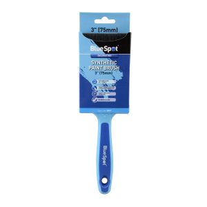 Blue Spot Tools 3" (75mm) Synthetic Paint Brush with Soft Grip Handle