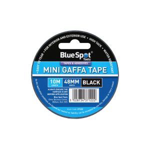 Blue Spot Tools 48mm x 10M Mini Black Gaffa Tape