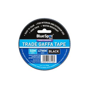 Blue Spot Tools 47mm x 50M Trade Gaffa Tape Black