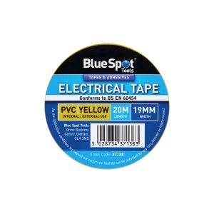 Blue Spot Tools 20M Yellow PVC Electrical Tape