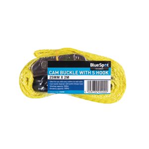 Blue Spot Tools S Hook Cam Buckle (25mm x 2m/6ft)