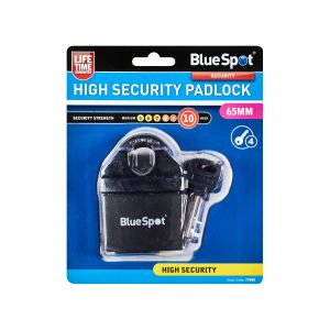 Blue Spot Tools 65mm High Security Padlock