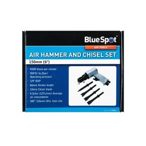Blue Spot Tools 150mm (6") Air Hammer and Chisel Set