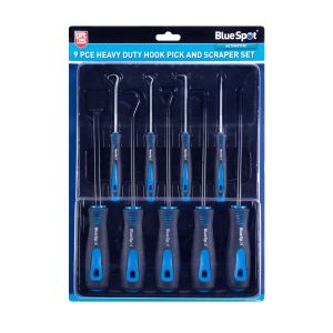 Blue Spot Tools 9 PCE Heavy Duty Hook Pick and Scraper Set