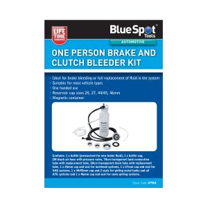 Blue Spot Tools One Person Brake And Clutch Bleeder Kit