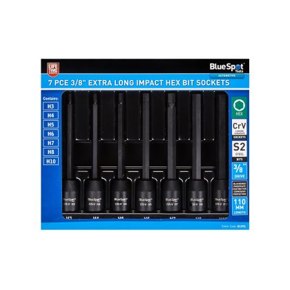 BLUE SPOT TOOLS 7 PCE EXTRA LONG 3 8
