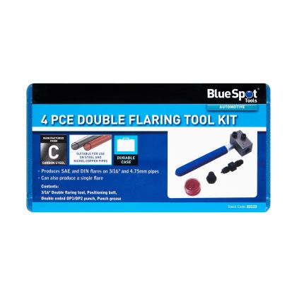 Blue Spot Tools 4 PCE Double Flaring Tool Kit Blue Spot Tools