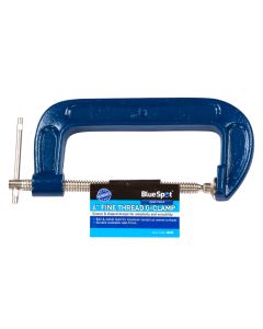 Blue Spot Tools 150mm (6") Fine Thread G-Clamp
