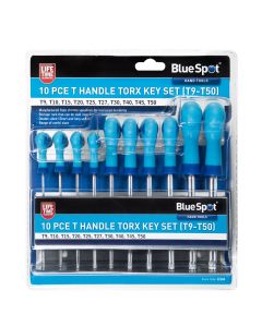 Blue Spot Tools 10 PCE T Handle Torx Key Set (T9-T50)