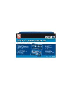 Blue Spot Tools 26 PCE 1/4" Metric Socket Set (5-13mm)